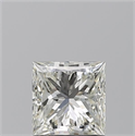 Diamante Natural 0.91 quilates, Princesa , Color J, claridad VS1 y certificado GIA