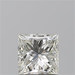 Foto Diamante Natural 0.91 quilates, Princesa , Color J, claridad VS1 y certificado GIA de