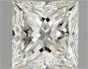 Natural Diamond 0.68 Carats, Princess with  Cut, I Color, VVS1 Clarity and Certified by GIA