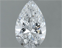 Diamante Natural 0.80 quilates, De pera , Color D, claridad SI1 y certificado GIA