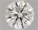 Diamante Natural 0.70 quilates, Redondo , Color K, claridad IF y certificado GIA