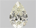 Natural Diamond 1.50 Carats, Pear with  Cut, K Color, VS2 Clarity and Certified by IGI