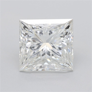 Foto Diamante Natural 2.01 quilates, Princesa , Color H, claridad VS2 y certificado GIA de