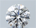 Diamante Natural 0.70 quilates, Redondo , Color G, claridad IF y certificado GIA