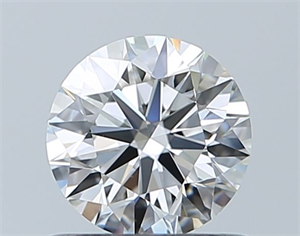 Picture of Natural Diamond 0.70 Carats, Round with Excellent Cut, G Color, IF Clarity and Certified by GIA