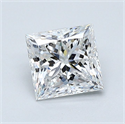 Natural Diamond 1.20 Carats, Princess with  Cut, E Color, VS1 Clarity and Certified by GIA