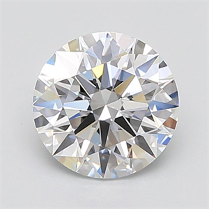 Picture of Lab Grown Diamond 2.55 Carats, Round with Ideal Cut, F Color, IF Clarity and Certified by IGI