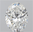 Natural Diamond 3.01 Carats, Oval with  Cut, E Color, VS1 Clarity and Certified by GIA