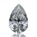 Natural Diamond 0.40 Carats, Pear with  Cut, F Color, VVS2 Clarity and Certified by GIA
