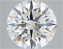 Lab Grown Diamond 7.04 Carats, Round with Ideal Cut, G Color, VS2 Clarity and Certified by IGI