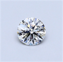 Natural Diamond 0.46 Carats, Round with Excellent Cut, J Color, SI2 Clarity and Certified by GIA