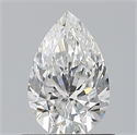 Diamante Natural 0.70 quilates, De pera , Color F, claridad SI1 y certificado GIA