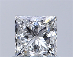 Picture of Natural Diamond 0.50 Carats, Princess with  Cut, G Color, VS2 Clarity and Certified by GIA