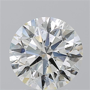 Foto Diamante Natural 3.01 quilates, Redondo , Color L, claridad SI2 y certificado GIA de