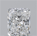 Natural Diamond 0.70 Carats, Radiant with  Cut, F Color, VS1 Clarity and Certified by GIA