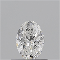 Diamante Natural 0.50 quilates, Ovalado , Color D, claridad VVS2 y certificado GIA