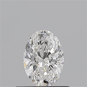 Foto Diamante Natural 0.50 quilates, Ovalado , Color D, claridad VVS2 y certificado GIA de