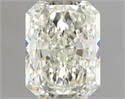 Natural Diamond 1.33 Carats, Radiant with  Cut, K Color, IF Clarity and Certified by GIA