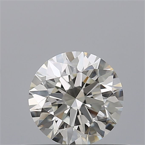 Picture of Natural Diamond 0.51 Carats, Round with Excellent Cut, H Color, VVS1 Clarity and Certified by IGI