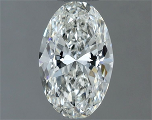 Picture of Natural Diamond 0.50 Carats, Oval with  Cut, H Color, SI1 Clarity and Certified by GIA