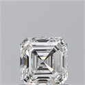 Diamante Natural 0.91 quilates, Asscher , Color G, claridad VVS2 y certificado GIA