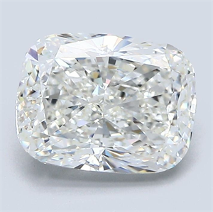 Foto Diamante Natural 2.51 quilates, Del cojín , Color H, claridad VVS2 y certificado GIA de