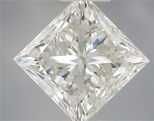 Picture of Natural Diamond 0.67 Carats, Princess with  Cut, H Color, VVS1 Clarity and Certified by IGI
