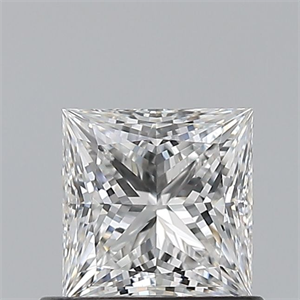 Picture of Natural Diamond 0.71 Carats, Princess with  Cut, E Color, VVS1 Clarity and Certified by GIA