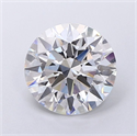 Del inventario de diamantes de laboratorio, 3.08 quilates, Redondo , Color D, claridad VVS1 y certificado IGI