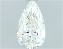 Natural Diamond 0.52 Carats, Pear with  Cut, H Color, IF Clarity and Certified by IGI