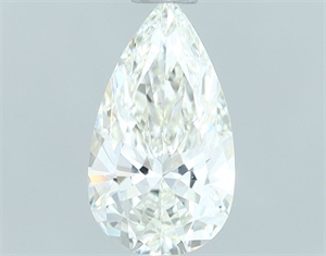 Picture of Natural Diamond 0.52 Carats, Pear with  Cut, H Color, IF Clarity and Certified by IGI