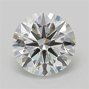 Picture of Lab Grown Diamond 1.06 Carats, Round with Ideal Cut, D Color, VVS2 Clarity and Certified by IGI