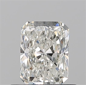 Picture of Natural Diamond 0.52 Carats, Radiant with  Cut, J Color, VVS2 Clarity and Certified by GIA