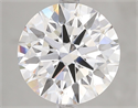 Lab Grown Diamond 5.09 Carats, Round with Ideal Cut, E Color, VVS2 Clarity and Certified by IGI
