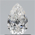 Natural Diamond 0.53 Carats, Pear with  Cut, G Color, VS1 Clarity and Certified by GIA