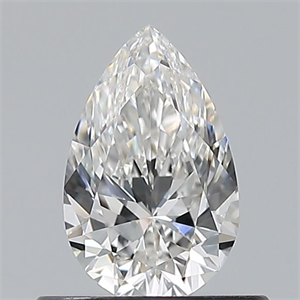 Picture of Natural Diamond 0.53 Carats, Pear with  Cut, G Color, VS1 Clarity and Certified by GIA
