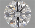 Lab Grown Diamond 2.58 Carats, Round with Ideal Cut, D Color, FL Clarity and Certified by IGI