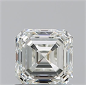 Natural Diamond 1.01 Carats, Asscher with  Cut, J Color, VVS2 Clarity and Certified by GIA