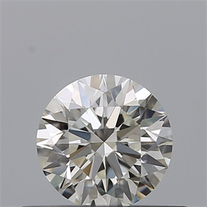 Picture of Natural Diamond 0.41 Carats, Round with Excellent Cut, G Color, VVS1 Clarity and Certified by IGI