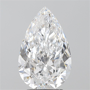 Picture of Natural Diamond 3.01 Carats, Pear with  Cut, D Color, VS1 Clarity and Certified by GIA