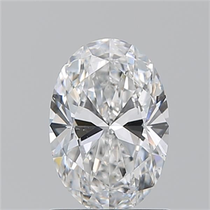 Picture of Natural Diamond 1.01 Carats, Oval with  Cut, E Color, VS2 Clarity and Certified by GIA