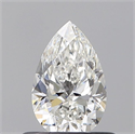 Natural Diamond 0.51 Carats, Pear with  Cut, G Color, VS1 Clarity and Certified by GIA