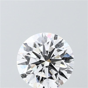 Picture of Lab Grown Diamond 1.50 Carats, Round with Ideal Cut, D Color, VVS2 Clarity and Certified by IGI