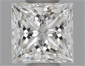 Natural Diamond 0.30 Carats, Princess with  Cut, H Color, VVS1 Clarity and Certified by GIA