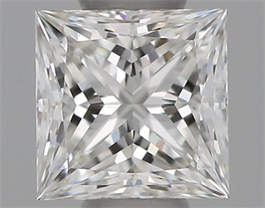 Picture of Natural Diamond 0.30 Carats, Princess with  Cut, H Color, VVS1 Clarity and Certified by GIA