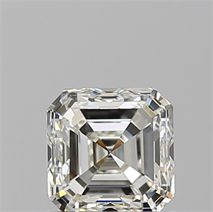 Picture of Natural Diamond 0.90 Carats, Asscher with  Cut, J Color, VVS1 Clarity and Certified by GIA