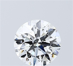 Picture of Lab Grown Diamond 2.01 Carats, Round with Ideal Cut, D Color, VVS2 Clarity and Certified by IGI