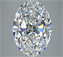 Diamante Natural 4.02 quilates, Ovalado , Color D, claridad SI2 y certificado GIA