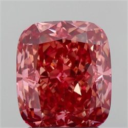 Picture of Lab Grown Diamond 2.17 Carats, CUSHION MODIFIED with  Cut, Fancy Vivid Pink Color, VVS2 Clarity and Certified by IGI