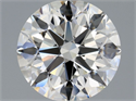 Natural Diamond 1.74 Carats, Round with Excellent Cut, H Color, VVS1 Clarity and Certified by GIA